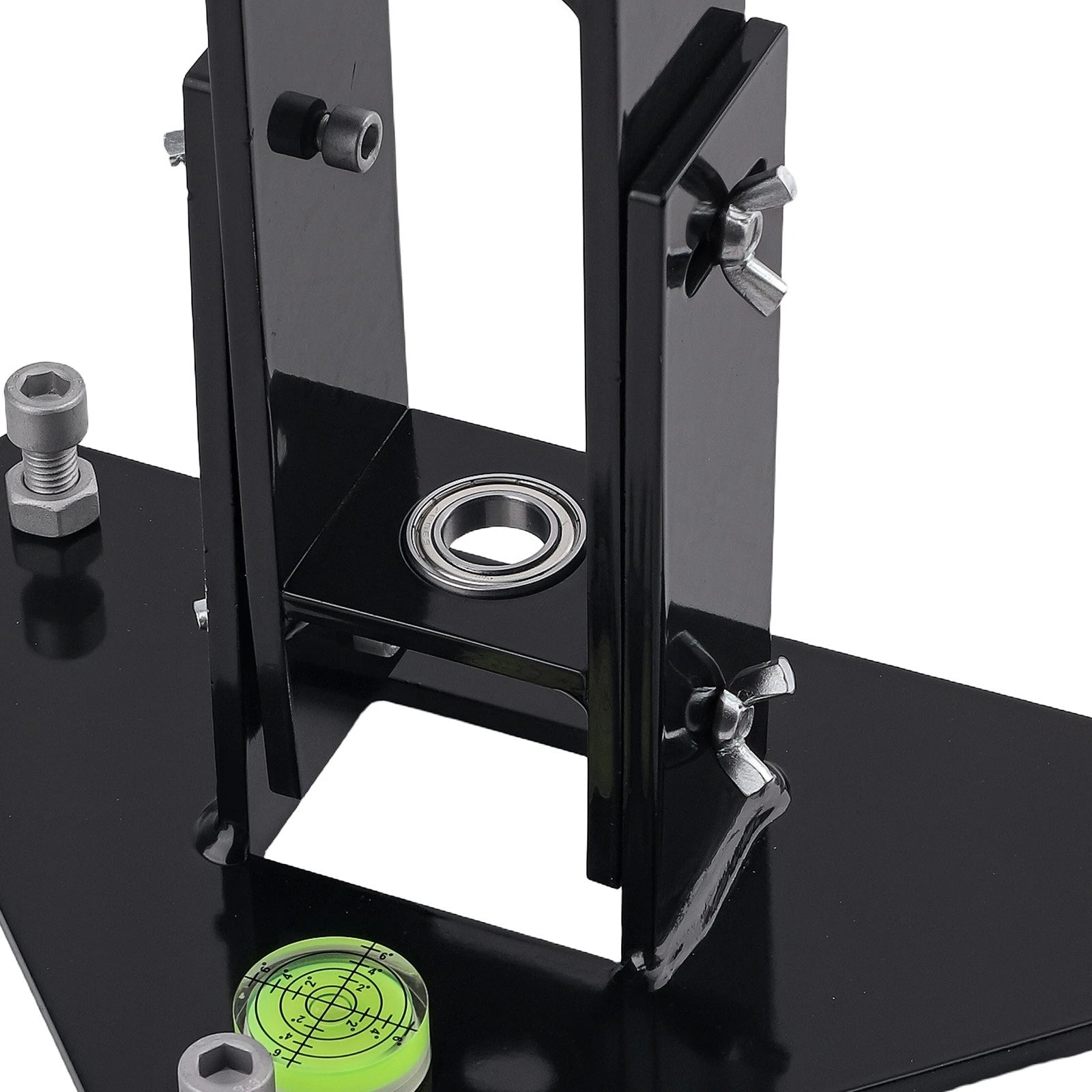 Drill Guide and Bubble Level for In-Ground Pool Safety Fence