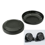 Black Lower Vented Fairings 6.5" Speaker Grills for Harley Touring (1983–2024)