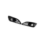 Front Mesh Grille Fog Light Frame for Ford Fiesta (2013–2016)