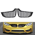 Pair Front Bumper Fog Light Grille for BMW M3 M4 F80 F82 F83 (2012–2018)