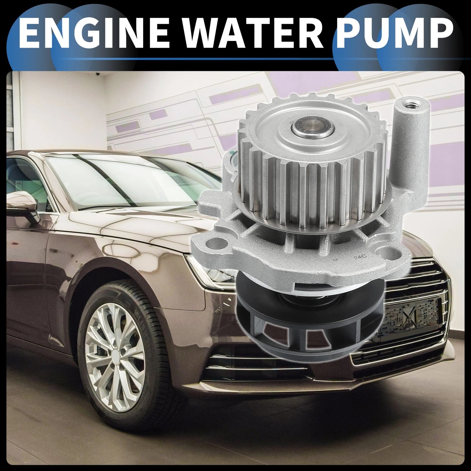 Water Pump for Volkswagen Beetle, Audi A3 (1998–2011) No. 06A121011T