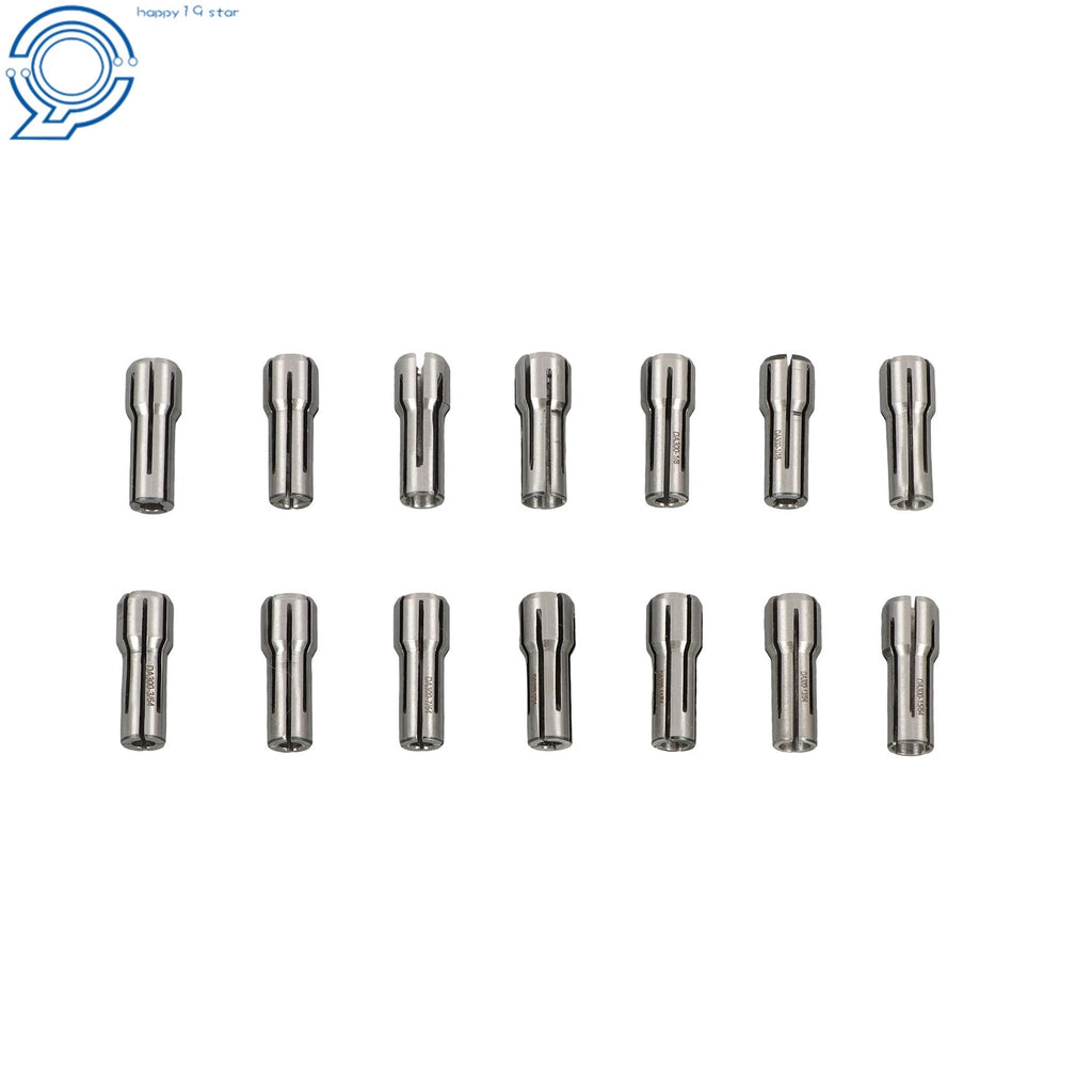 14 Pack Double Angle Collets for Tool Holder (3/64 to 1/4 Inch)