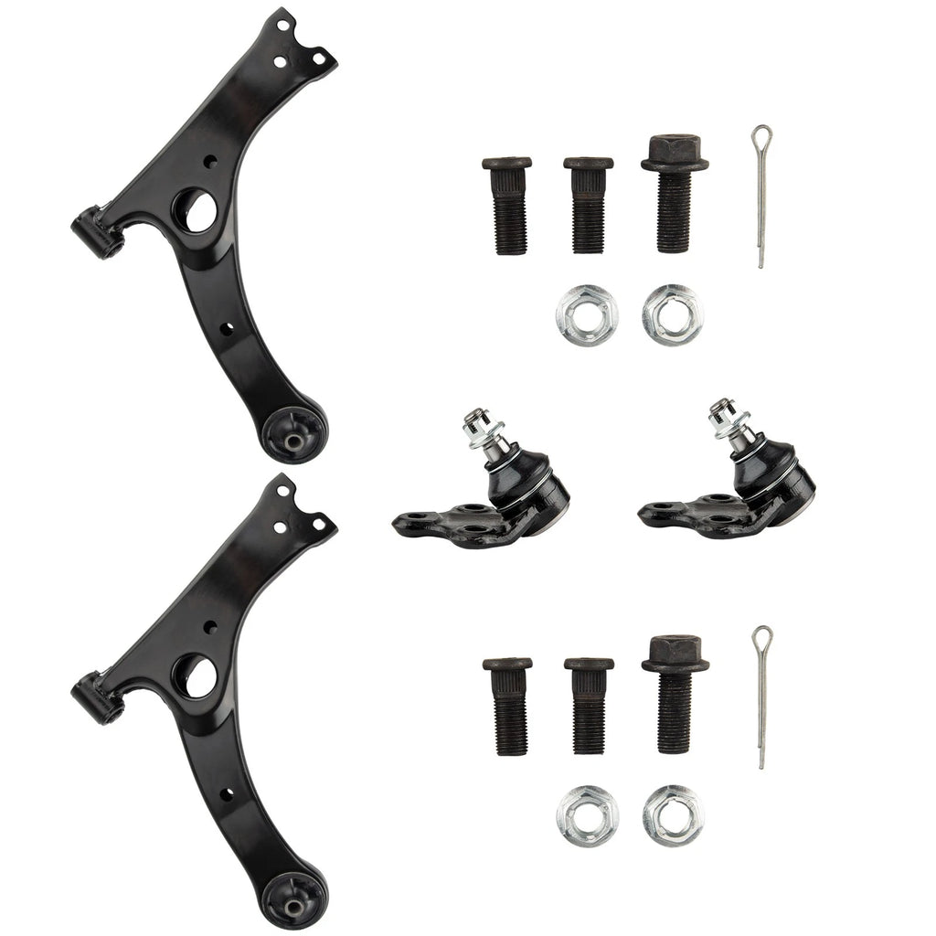 Front Lower Control Arms Ball Joints for 2003–2008 Toyota Corolla (Set of 4)