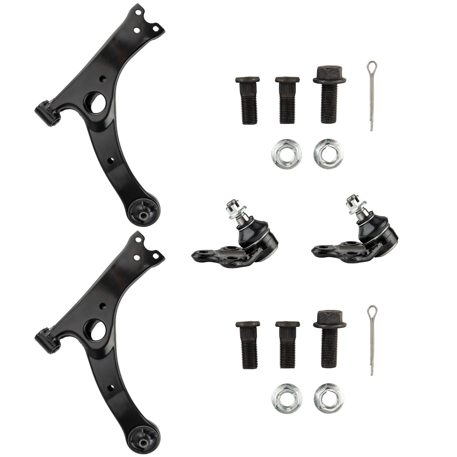 Front Lower Control Arms Ball Joints for 2003–2008 Toyota Corolla (Set of 4)