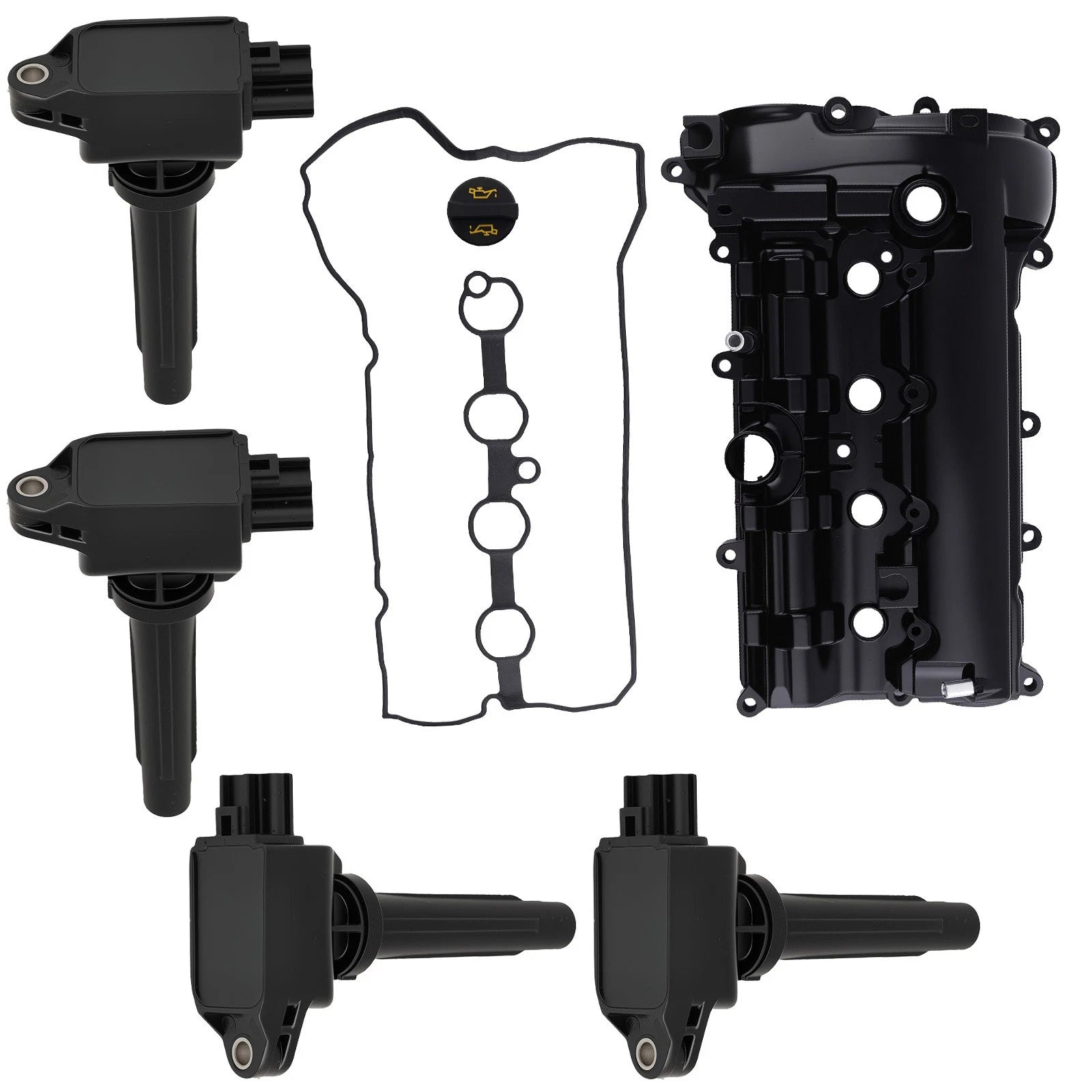 Aluminum Valve Cover Ignition Coils for Mazda 3 2.0L 2.5L (2012–2018) UF656