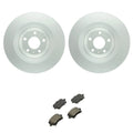 Set of 4 Bosch Rear Vented Rotors & Semi-Metallic Brake Pads for A6 Quattro (2005–2011)