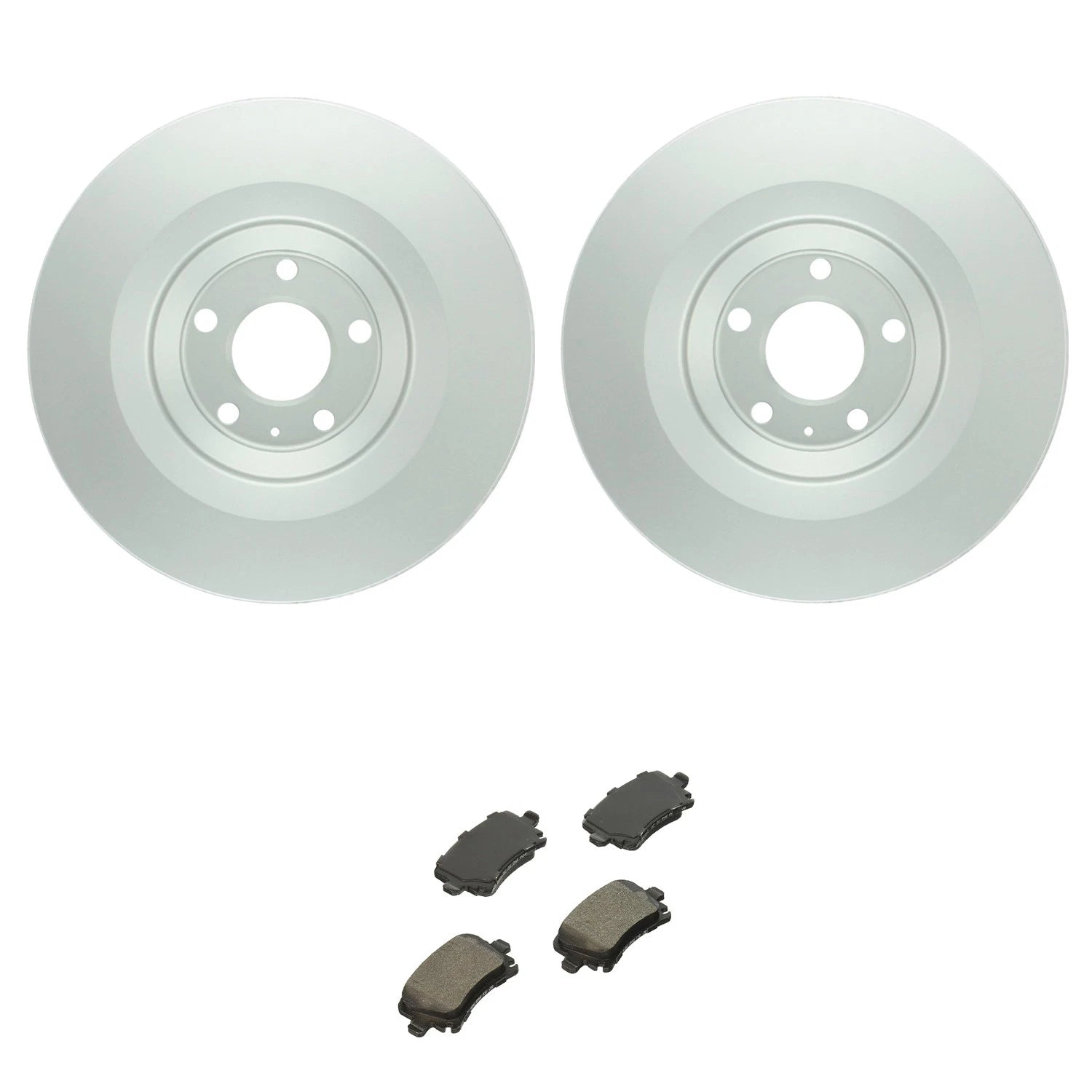 Set of 4 Bosch Rear Vented Rotors & Semi-Metallic Brake Pads for A6 Quattro (2005–2011)