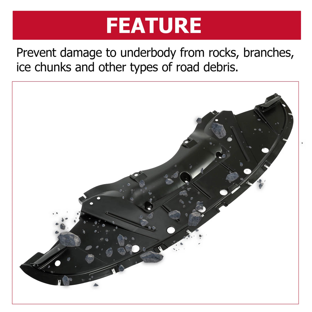 Front Engine Splash Shield for Dodge Charger RWD (2015-2023)