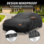 Waterproof Car Cover with Driver Door Zipper for Toyota Corolla 