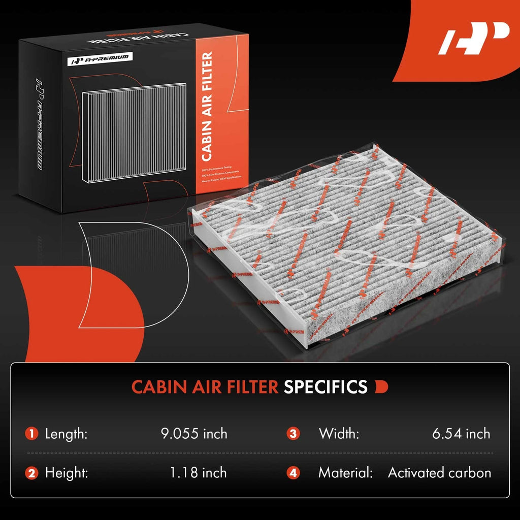 2X Activated Carbon Cabin Air Filter for BMW 530i 540i 740i 750i (2017–2023)