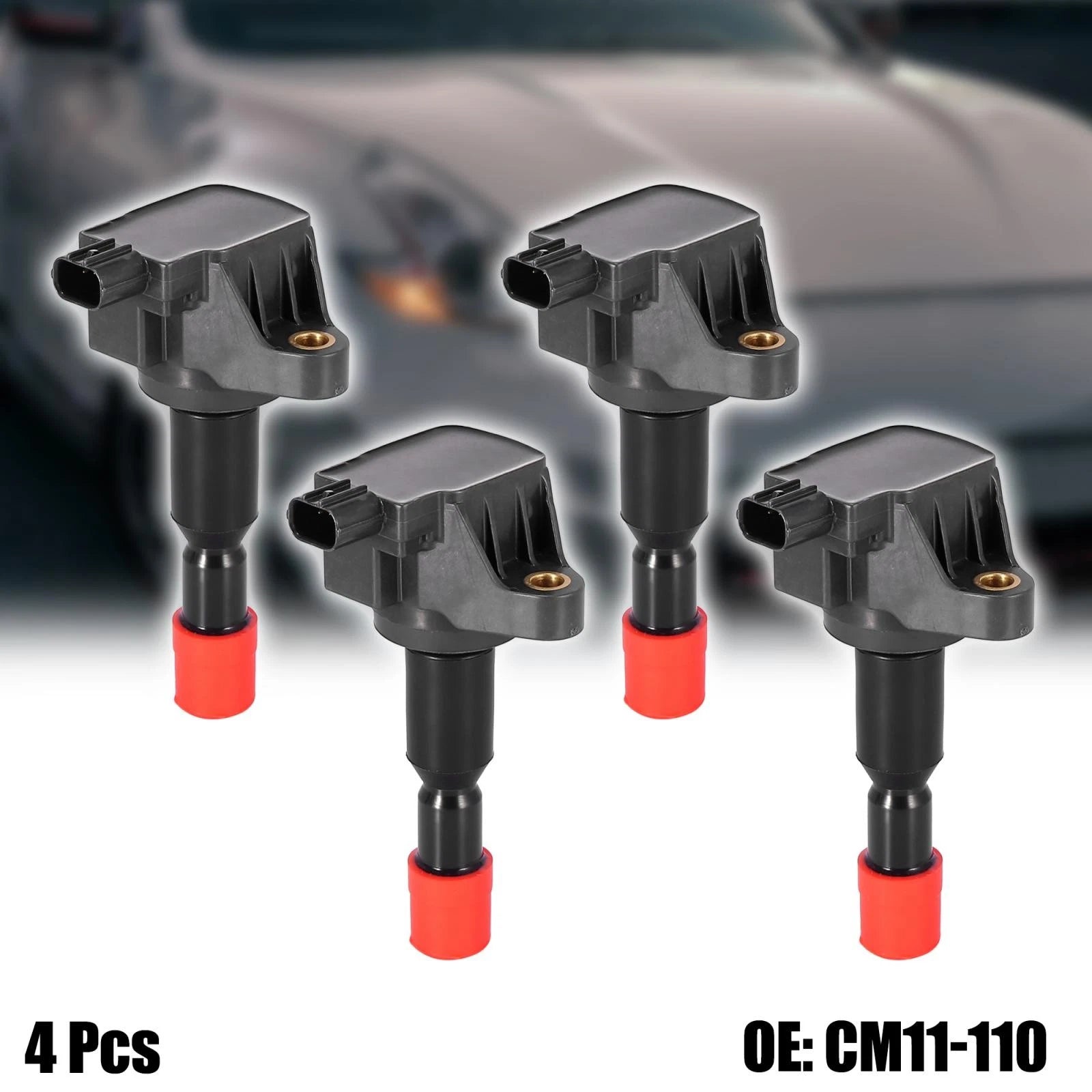Set of 4 Ignition Coils for Honda Fit (2007–2008) CM11-110