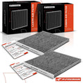 2X Activated Carbon Cabin Air Filter for Chrysler 200 Jeep Cherokee (2011–2017)