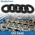 Set of 5 Oil Seal Rotary Shaft Seal for Various Models (25x46x7mm)
