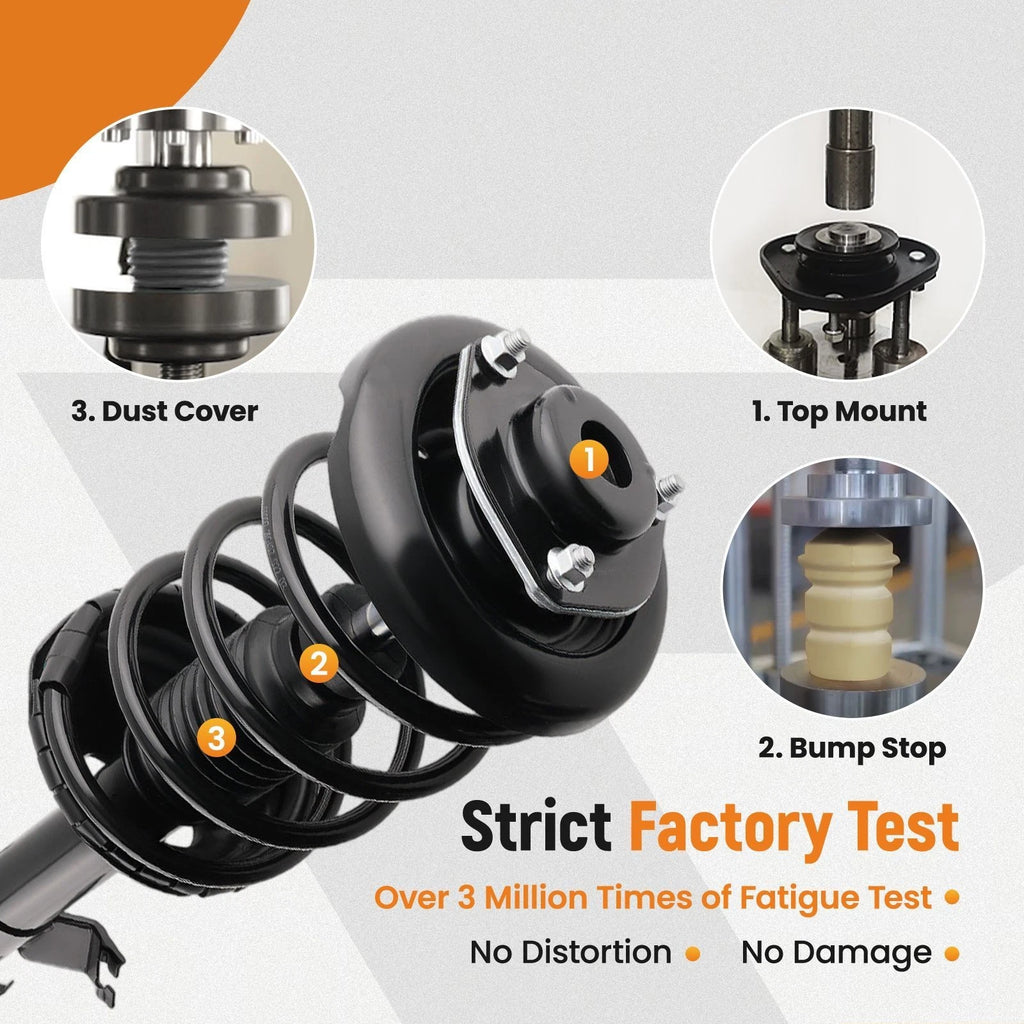Set of 4 Struts w/Coil for Infiniti I30 (1996–1999) 171293
