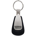 Black Leather Teardrop Keychain - Officially Licensed for Nissan Xterra