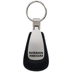 Black Leather Teardrop Keychain - Officially Licensed for Nissan Xterra