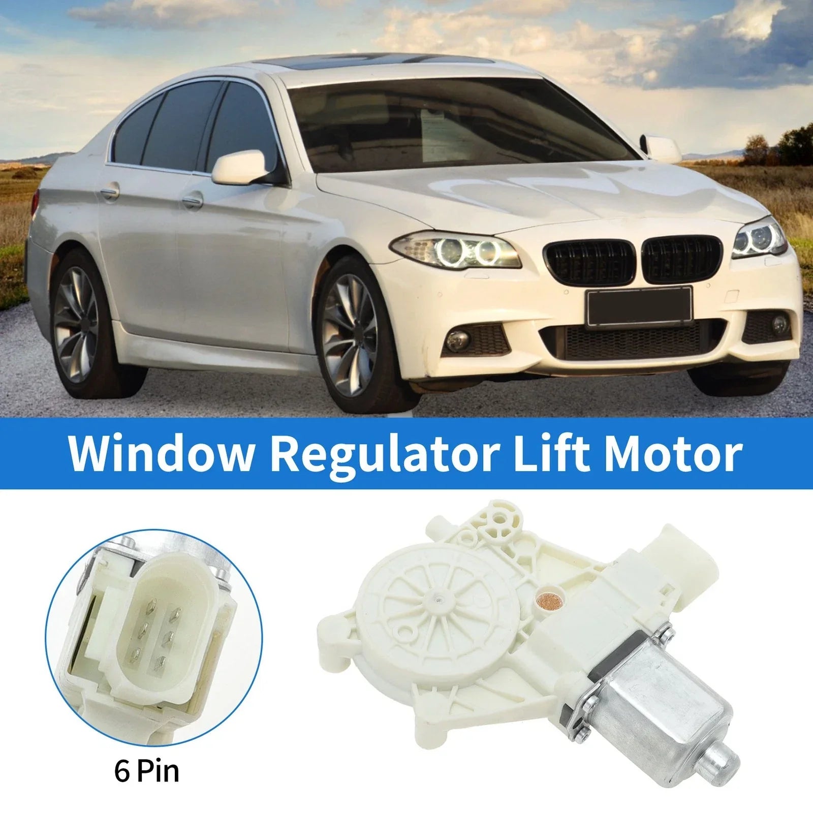 Power Window Regulator Lift Motor for BMW 528i 535d 535i 550i