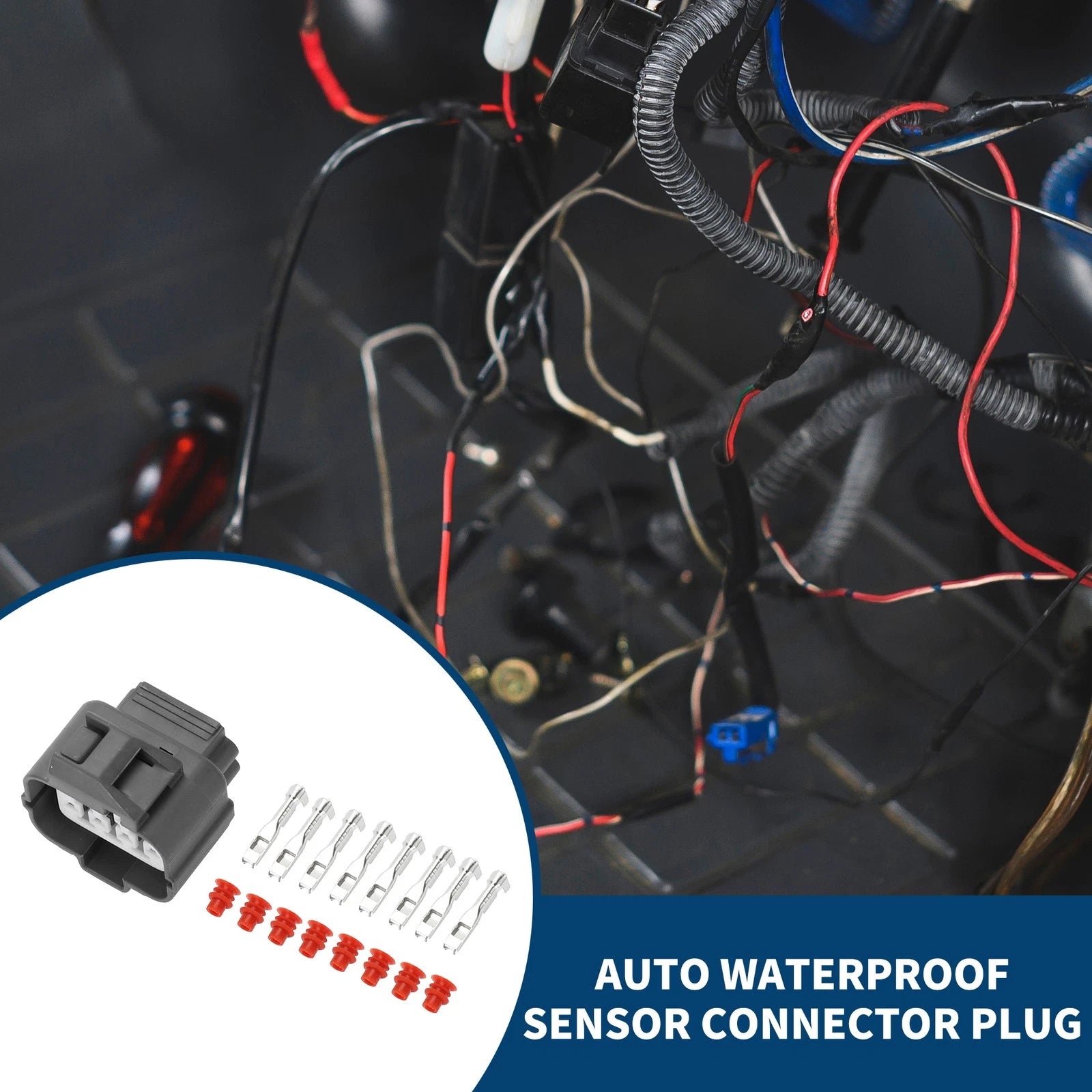 8 Pin Waterproof Sensor Connector Plug for Honda 