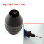 1X Keyless Quick Change Multi Drill Bit Chuck for Rotary Tools