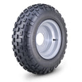 WANDA 21x7x10 ATV Tire Wheel for ATV (10015) 4/110mm PCD 2+3 Offset Silver