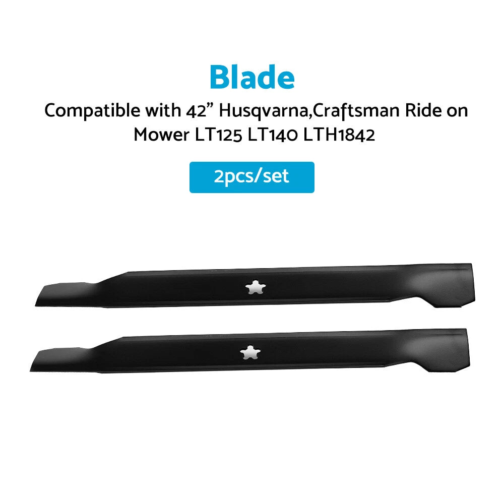 Blades for Husqvarna Craftsman 42in Ride on Mower (Ref. 138971)