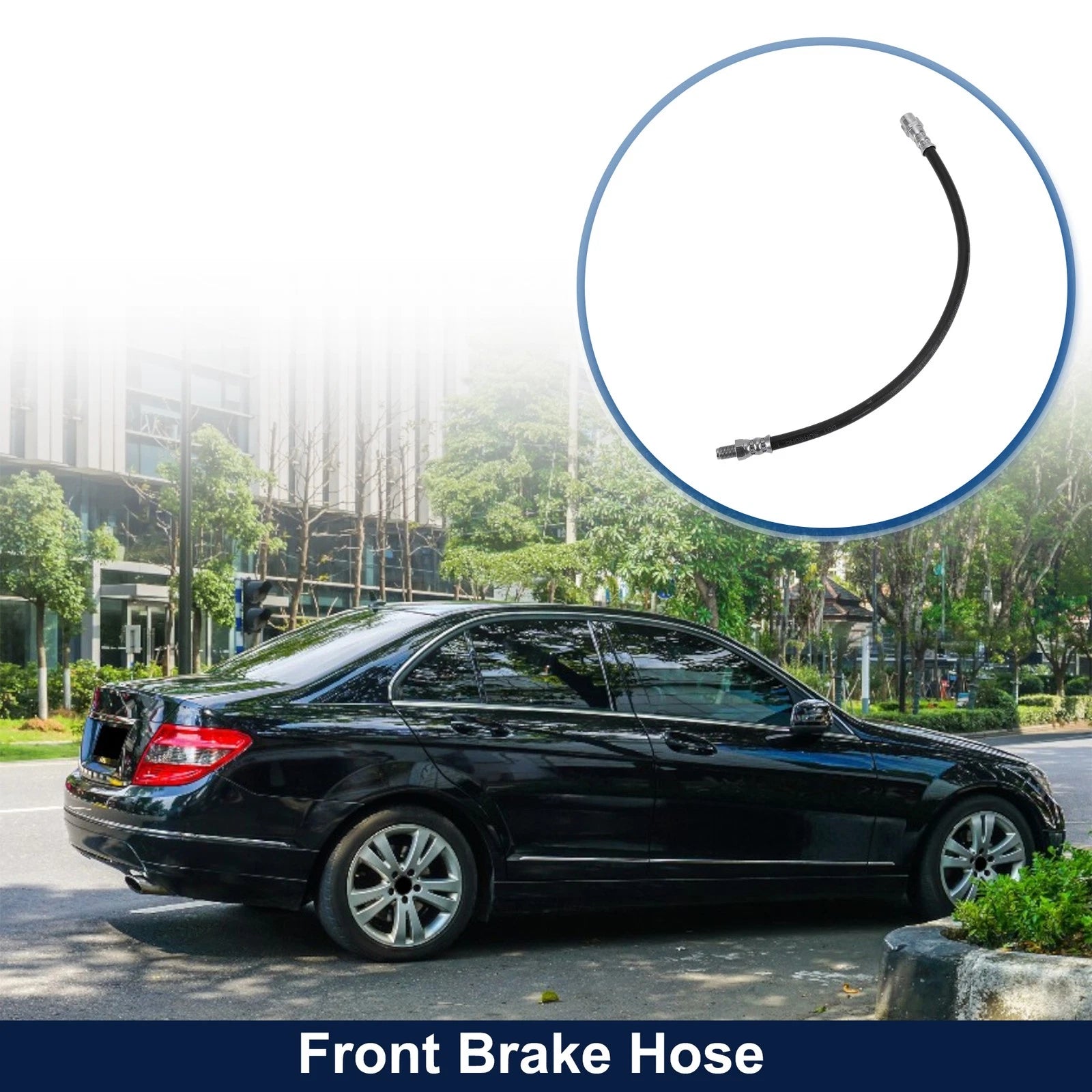 Front Brake Hose for Mercedes-Benz C230 (2005–2011) No. 2044280435