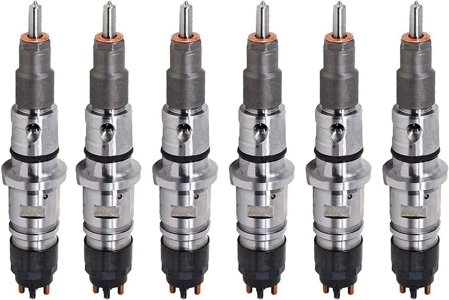 6X Common Rail Fuel Injector 0445120054 for Iveco Case 590SR (–)