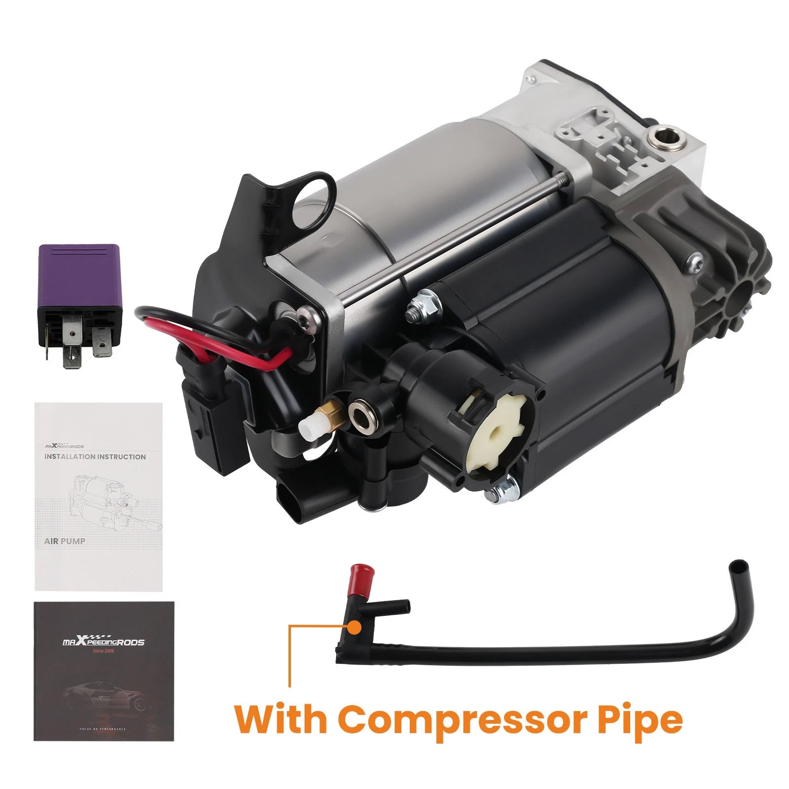 Air Ride Suspension Compressor Pump for Mercedes E320 E350 E500 S430 CLS500 (2003–2009)