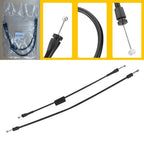 Set of 2 Rear Left Door Latch Release Cables for Ford E150 E250 E350 E450 (1992-2009)