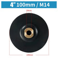 Rubber Backing Pad for Polishing Disc Hook&Loop (Universal Fit)