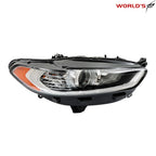 Right Side Headlight Assembly for Ford Fusion (2013–2016) Halogen Amber