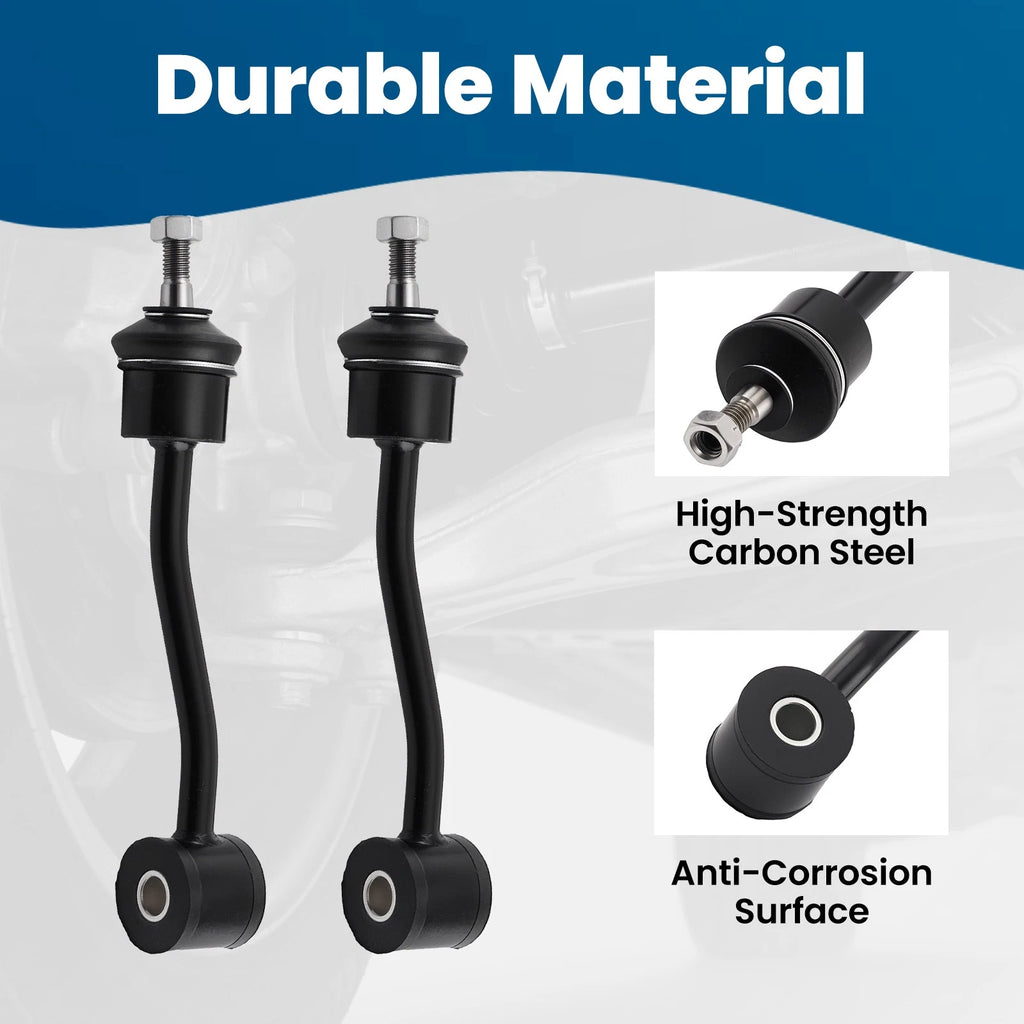 Front Sway Bar Stabilizer End Links Kit for Jeep Wrangler TJ (1997–2006)