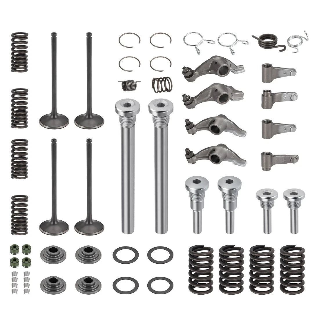 Intake & Exhaust Valves & Rocker Arm Rebuild Kit for Honda TRX400EX (2000–2009)