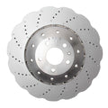 390mm Drilled Composite Wavy Brake Disc Rotor for Audi RS7 (2014–2020)