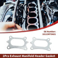2 Pcs Exhaust Manifold Header Gasket for Honda Odyssey (2008–2020) No. 18115R70A01