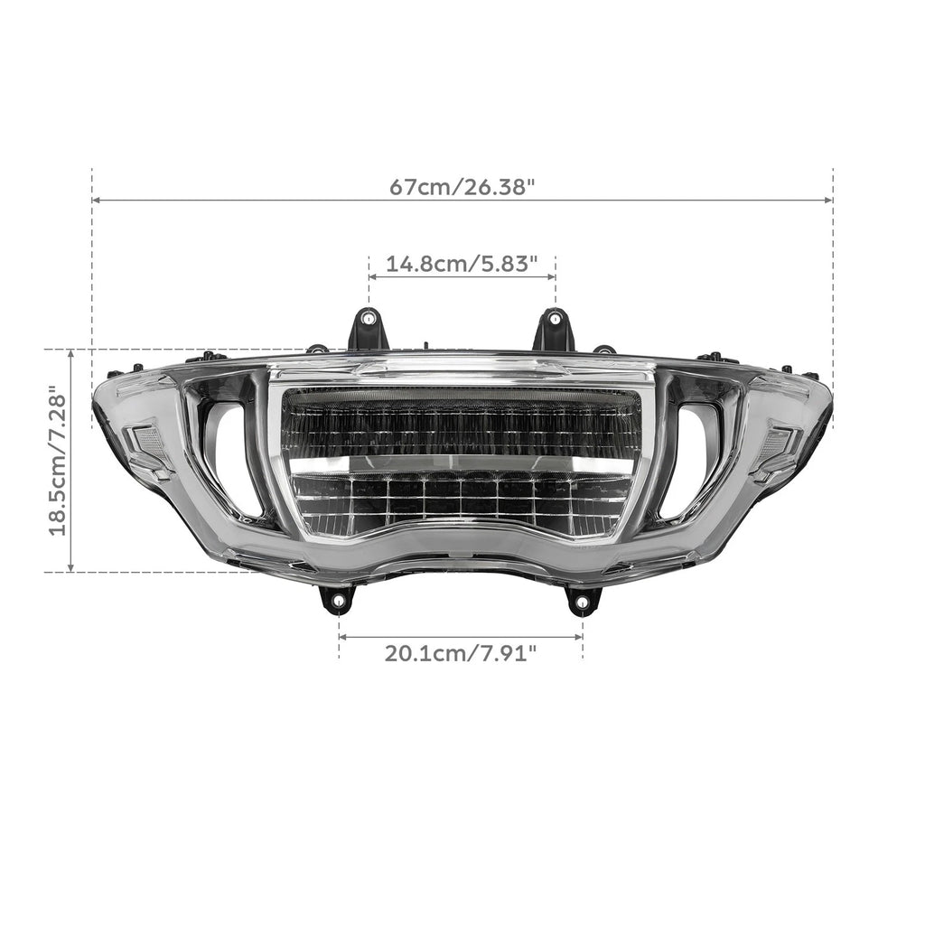 LED Front Headlight Assembly for Harley CVO Road Glide FLTRXSE (2023–2025)