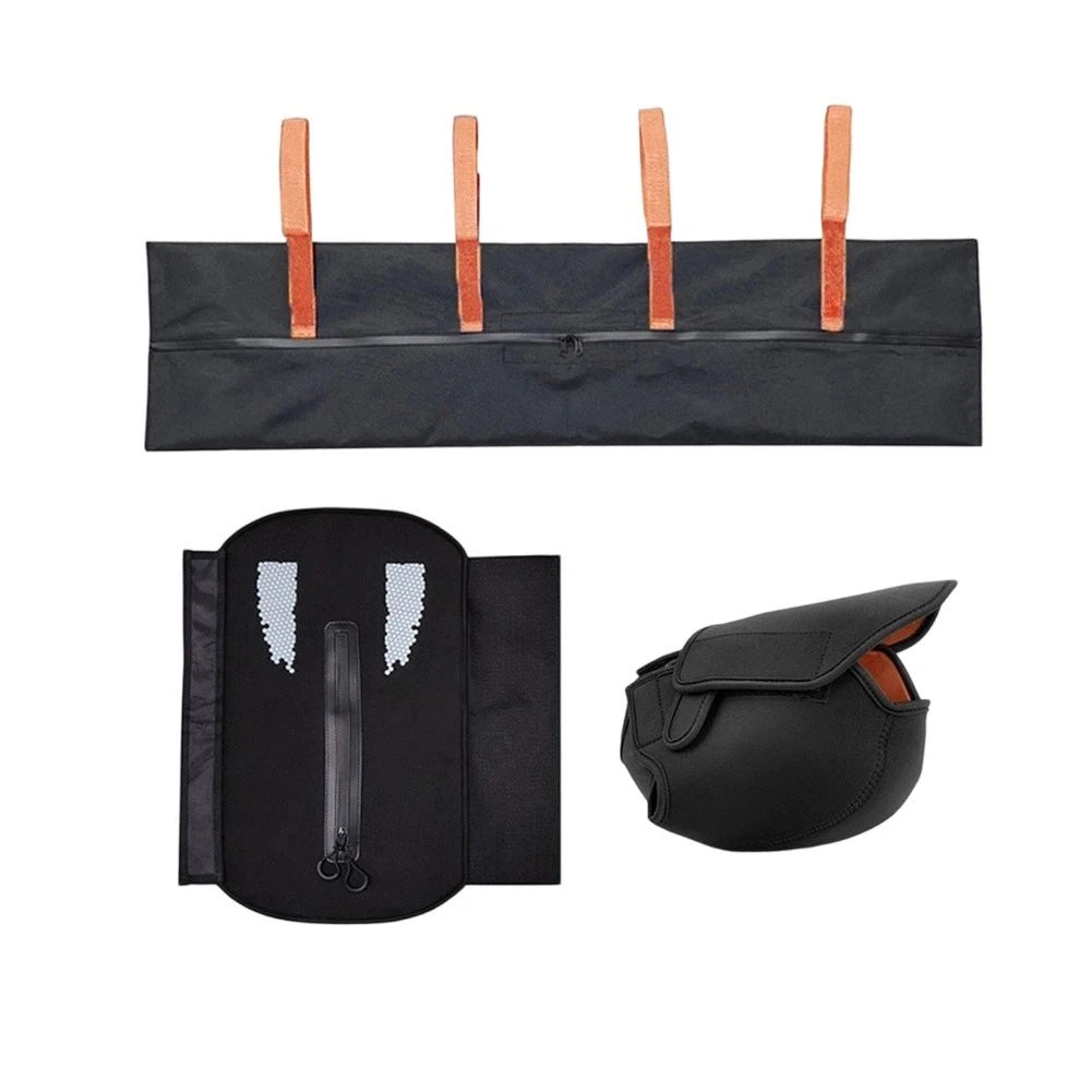 3-Piece E-Bike Cover Kit for Battery Motor Handlebar (Neoprene Weather Protection)