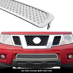 Stainless Steel Chrome Mesh Grille Insert for Nissan Frontier (2009-2021)