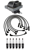 Ignition Wires & Spark Plugs Kit for Chevy C2500 GMC C1500 (1996–2000)