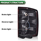 Smoke Tail Lights for Chevy Silverado (2014–2019)