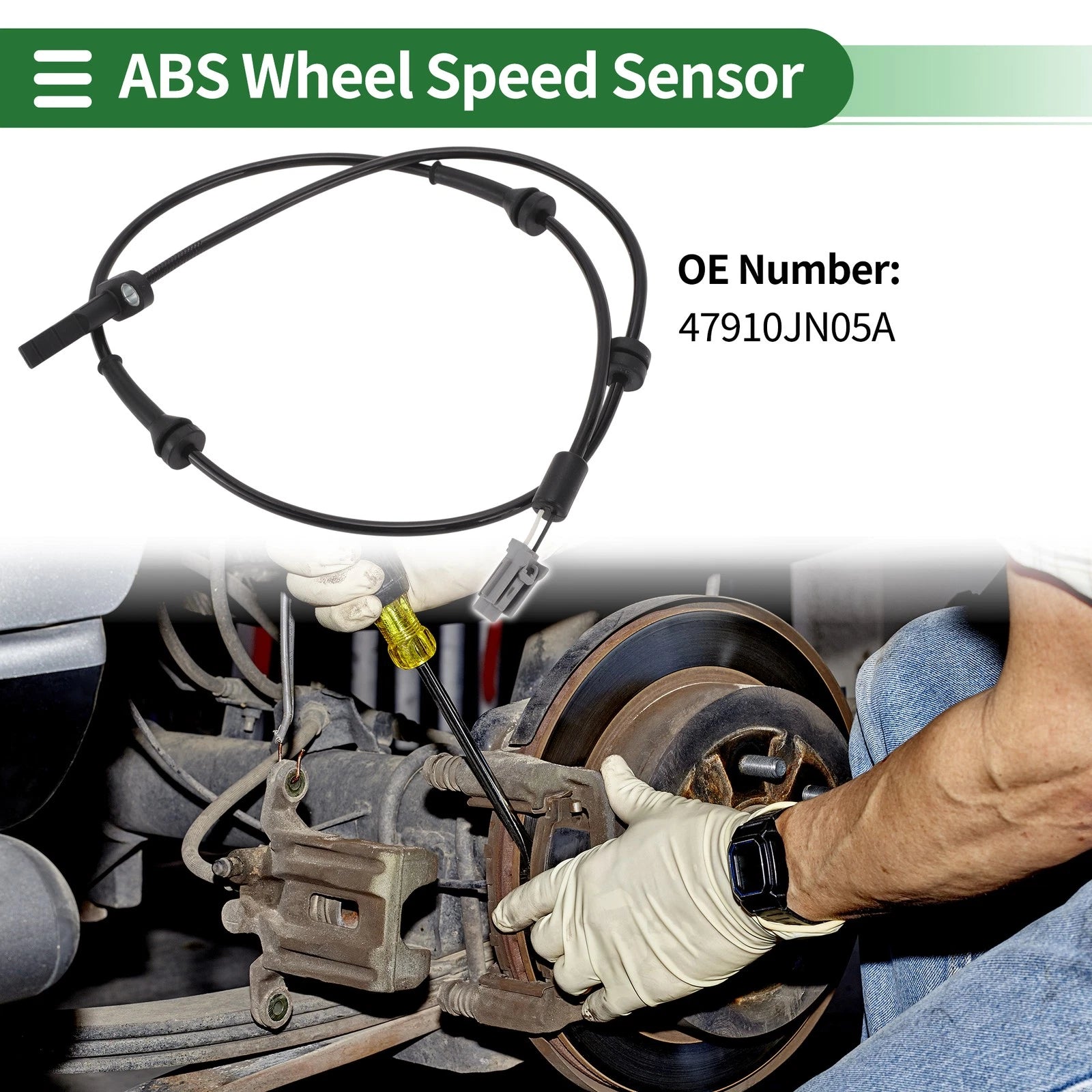 ABS Wheel Speed Sensor No. 47910JN05A for Nissan Teana II (2008–2013)