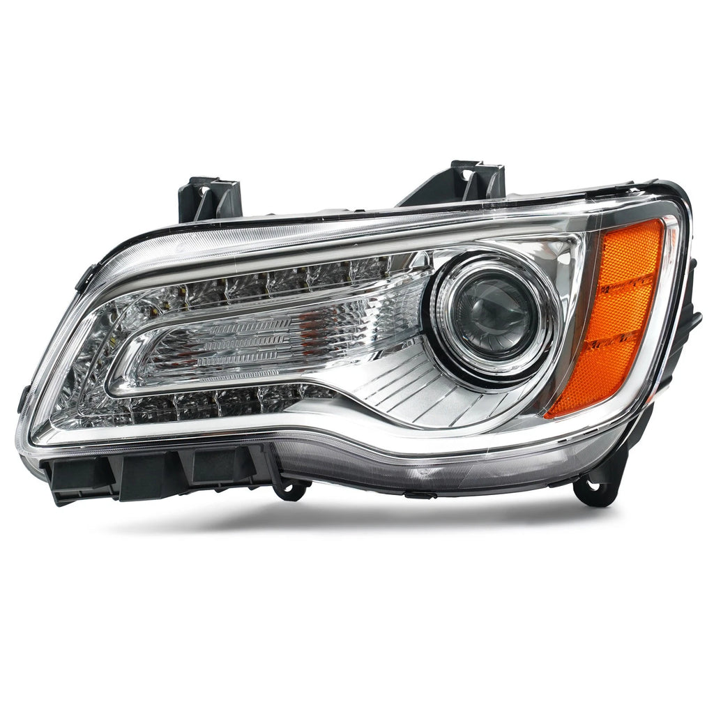 HID Xenon Chrome Headlight for Chrysler 300 (2011–2014) Left Driver Side