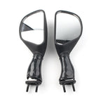 L&R Rear View Mirrors for Kawasaki Ninja 650R ZX6R ZX9R Black (2006-2008)