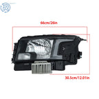 Headlight Set for Nissan Frontier (2022-2023) Halogen Black