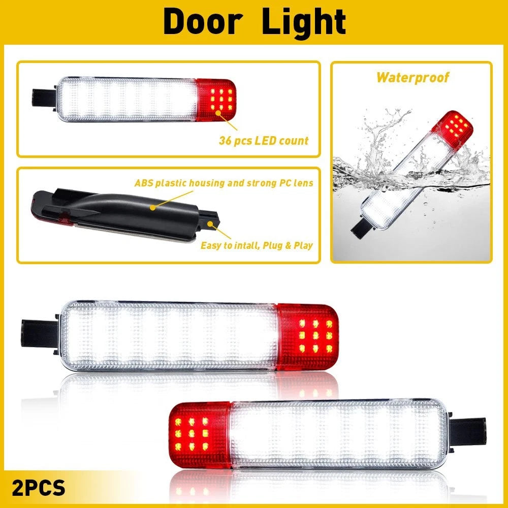 LED Door Courtesy Lights for Chevy C/K Silverado Tahoe GMC Sierra (1995–2007)