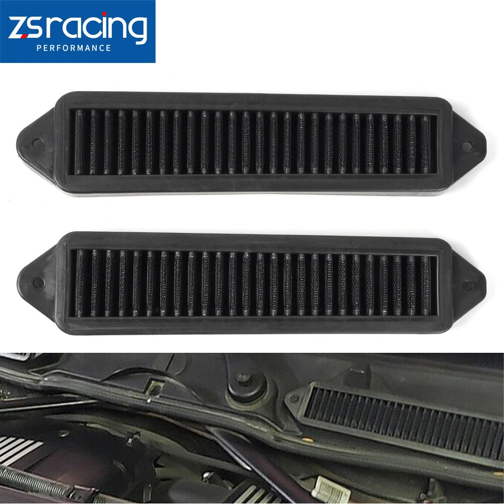 2X Cabin Air Cowl Filters for BMW E82 E88 E90 E92 135i 328i X1 (2007–2015)