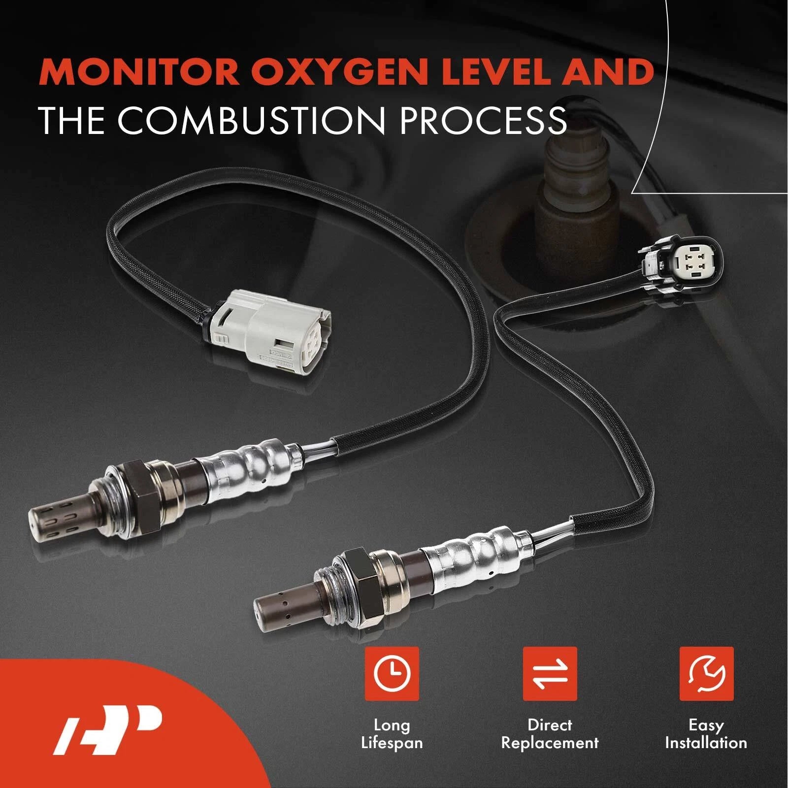 2X Downstream O2 Oxygen Sensors for Ford Explorer (2012-2019) Taurus (2011-2019)