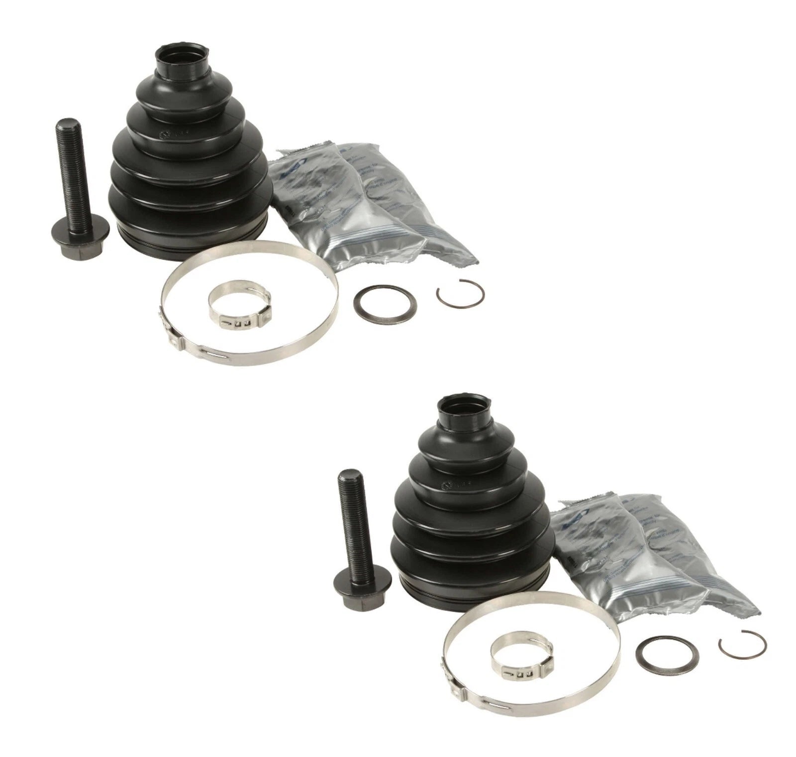 Set of 2 Front Outer CV Joint Boot Kit for Audi A4 Quattro RS4 S4 (1996–2008)