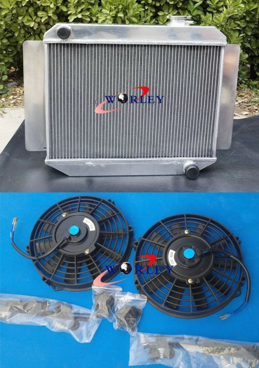Alu Radiator + Fan for Holden Kingswood 1966-1970 (66-70)