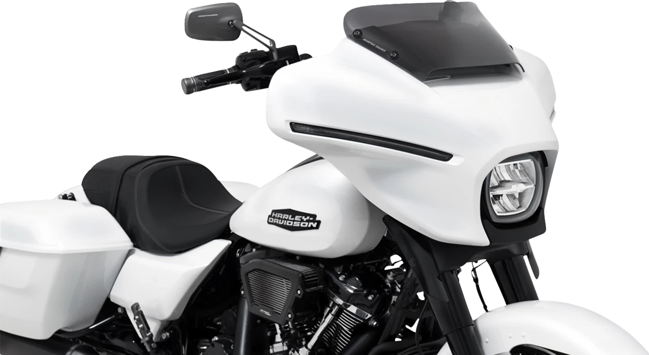 Spoiler Windshield for Harley-Davidson FLHX (2014–2023) - 2" Dark Black Smoke